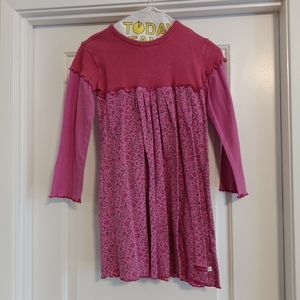 Naartjie Girl Hot Pink Long sleeved Dress Size 9 years